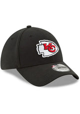 Men's Kansas City Chiefs New Era Black Team Classic 39THIRTY Flex Hat - Pro Jersey Sports