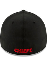 Men's Kansas City Chiefs New Era Black Team Classic 39THIRTY Flex Hat - Pro Jersey Sports
