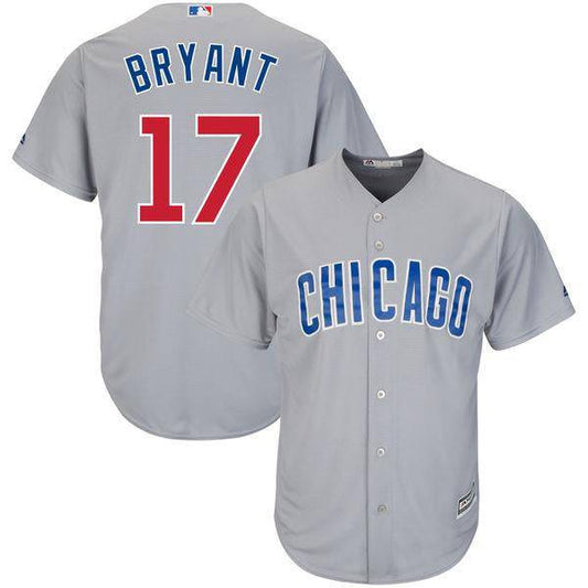 Chicago Cubs Kris Bryant Majestic Gray Road Cool Base Player Jersey - Pro Jersey Sports
