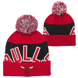 Youth Chicago Bulls Ark Jacquard Cuff Pom Knit - Pro Jersey Sports