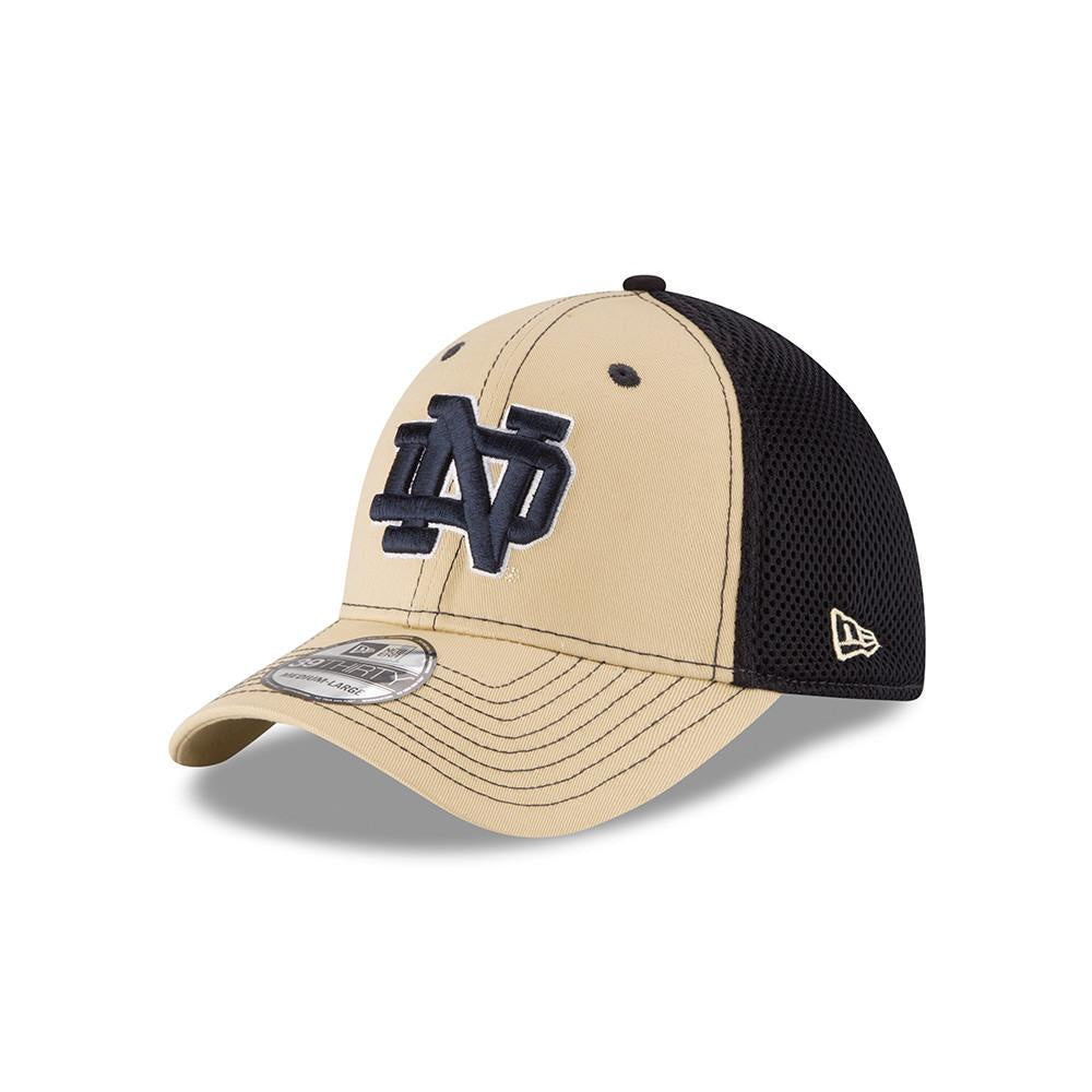 Notre Dame Fighting Irish New Era Team Front Adult Gold/Navy Hat