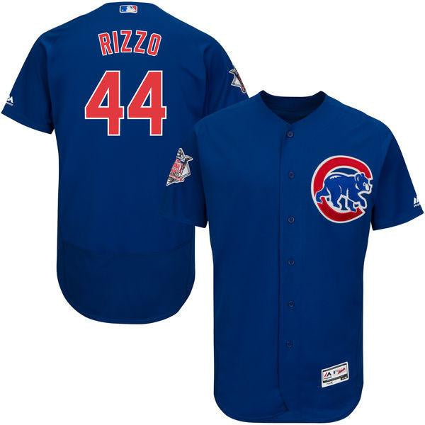 Men's Chicago Cubs Anthony Rizzo Royal Alternate Flex Base Authentic Collection Player Jersey