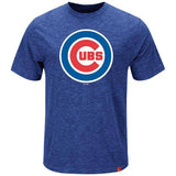 Men's Chicago Cubs Royal Mental Metal Heather T-Shirt - Pro Jersey Sports