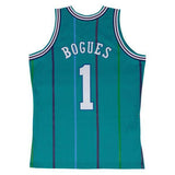 Men’s Muggsy Bogues Charlotte Hornets 1992-93 Swingman Replica Jersey By Mitchell & Ness - Pro Jersey Sports