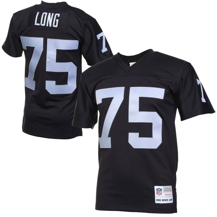 Mens Las Vegas Raiders Howie Long Mitchell & Ness Black Retired Player Vintage Replica Jersey - Pro Jersey Sports