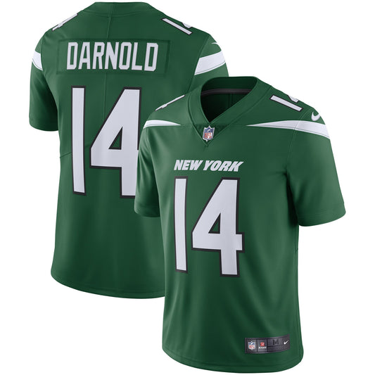 Men's New York Jets Sam Darnold Nike Gotham Green Vapor Limited Jersey