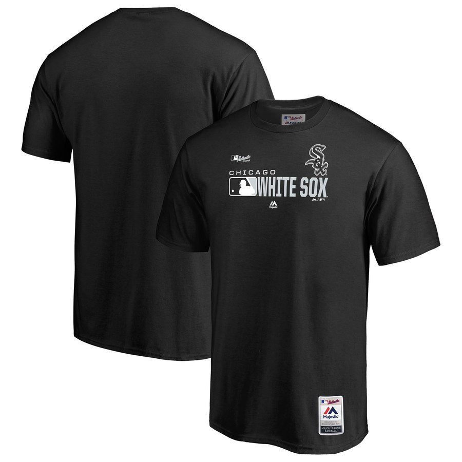 Men's Chicago White Sox Majestic Black Authentic Collection Team Distinction T-Shirt