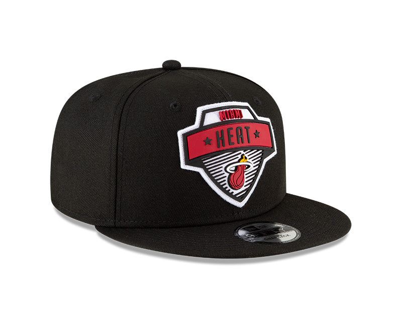 Men's Miami Heat Black 2020 NBA Tip Off Series 9FIFTY Snapback Adjustable Hat