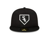 Men's Chicago White Sox Black Alternate 2022 New Era Clubhouse Collection 59FIFTY Fitted Hat - Pro Jersey Sports