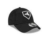 Men's Chicago White Sox New Era Black 2022 Clubhouse 9FORTY Adjustable Snapback Hat - Pro Jersey Sports