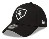 Men's Chicago White Sox New Era Black 2022 Clubhouse Alternate Black 39THIRTY Flex Hat - Pro Jersey Sports