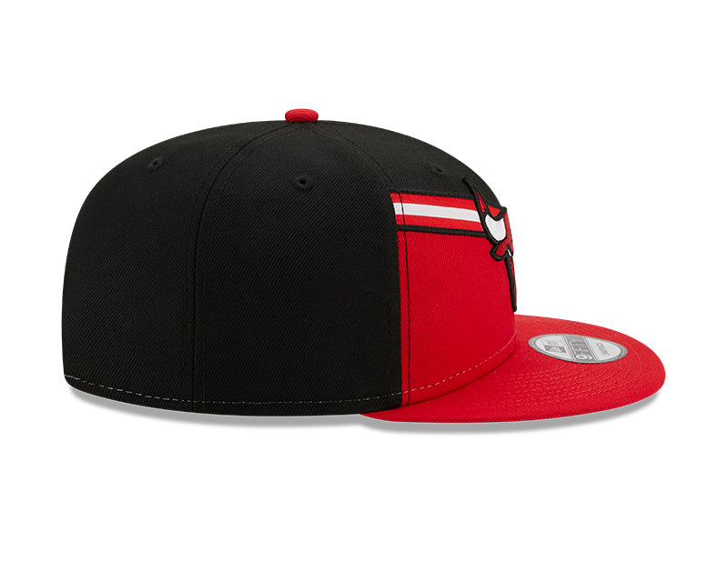 Chicago Bulls Color Cross Black/Red 9FIFTY Snapback Hat