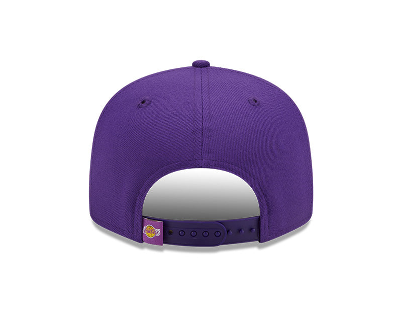 Los Angeles Lakers Logo Tear Purple New Era 9FIFTY Snapback Hat