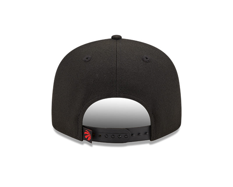 Toronto Raptors Logo Tear Black New Era 9FIFTY Snapback Hat