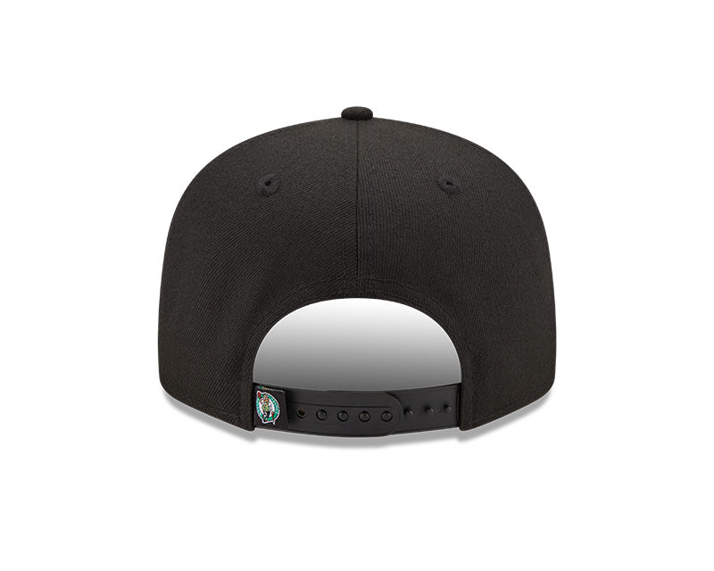Boston Celtics Logo Tear Black New Era 9FIFTY Snapback Hat