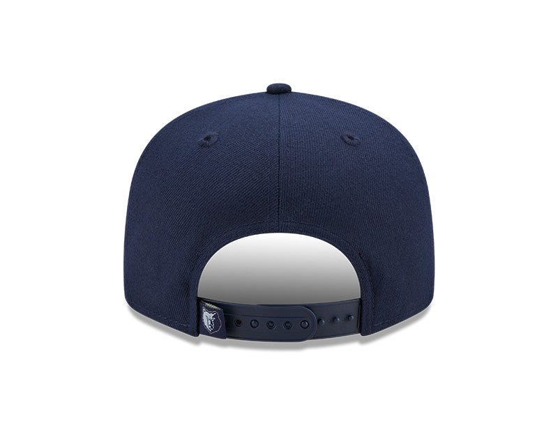 Memphis Grizzlies Logo Tear Navy New Era 9FIFTY Snapback Hat