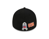 Men's Chicago Bears New Era Black 2021 Salute to Service Historic Logo 39THIRTY Flex Hat - Pro Jersey Sports