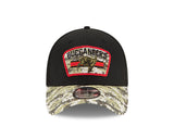 Men's Tampa Bay Buccaneers New Era Black 2021 Salute to Service Primary Logo 39THIRTY Flex Hat - Pro Jersey Sports