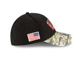 Men's Tampa Bay Buccaneers New Era Black 2021 Salute to Service Primary Logo 39THIRTY Flex Hat - Pro Jersey Sports