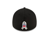 Men's New Orleans Saints New Era Black 2021 Salute to Service Primary Logo 39THIRTY Flex Hat - Pro Jersey Sports
