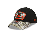 Men's Chicago Bears New Era Black 2021 Salute to Service Primary Logo 39THIRTY Flex Hat - Pro Jersey Sports