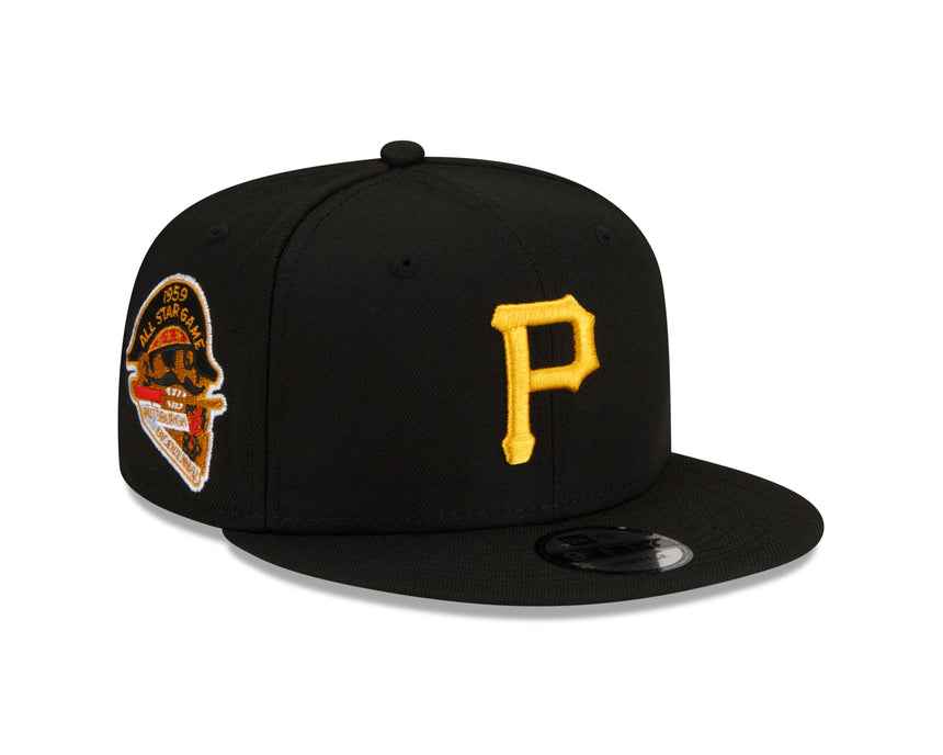 New Era Pittsburgh Pirates 1959 All Star Game Black 9FIFTY Snapback Adjustable Hat - Pro Jersey Sports