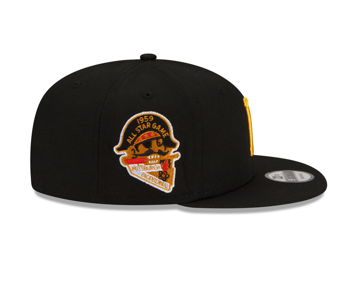 New Era Pittsburgh Pirates 1959 All Star Game Black 9FIFTY Snapback Adjustable Hat - Pro Jersey Sports