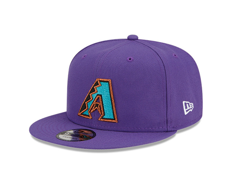 New Era Arizona Diamondbacks 2001 World Series Purple 9FIFTY Snapback Adjustable Hat - Pro Jersey Sports