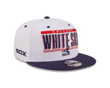 Chicago White Sox White/Navy Retro Title 9FIFTY Snapback Hat - Pro Jersey Sports