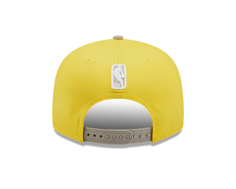 Men's Brooklyn Nets New Era 2 Tone Yellow and Silver Color Pack 9FIFTY Snapback Hat