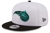 Men's Orlando Magic New Era 2 Tone White and Black Color Pack 9FIFTY Snapback Hat - Pro Jersey Sports