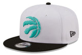 Men's Toronto Raptors New Era 2 Tone White and Black Color Pack 9FIFTY Snapback Hat - Pro Jersey Sports