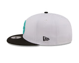 Men's Toronto Raptors New Era 2 Tone White and Black Color Pack 9FIFTY Snapback Hat - Pro Jersey Sports
