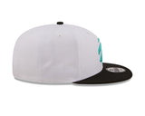 Men's Toronto Raptors New Era 2 Tone White and Black Color Pack 9FIFTY Snapback Hat - Pro Jersey Sports
