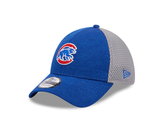 Chicago Cubs Alternate Logo 39THIRTY Royal/Gray Shadowed Neo Flex Fit Hat By New Era