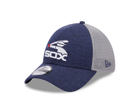 Chicago White Sox Team Cooperstown 39THIRTY Navy/Gray Shadowed Neo Flex Fit Hat By New Era
