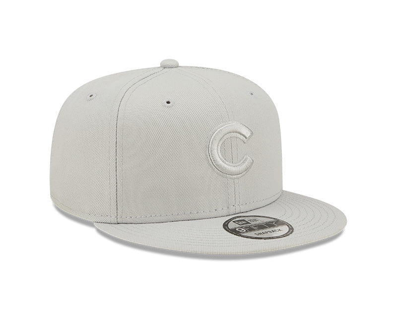 Men's Chicago Cubs New Era Silver Color Pack 9FIFTY Snapback Hat