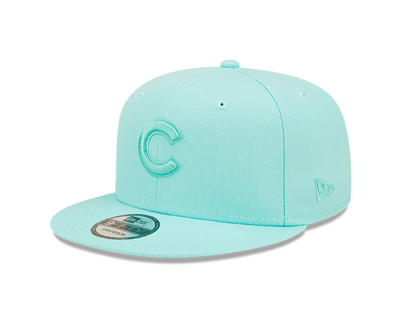 Chicago Cubs Color Pack Tonal Seafoam New Era 9FORTY Snapback Hat - Pro Jersey Sports