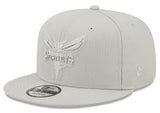 Men's Charlotte Hornets New Era Silver Color Pack 9FIFTY Snapback Hat - Pro Jersey Sports