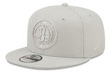 Men's Brooklyn Nets New Era Silver Color Pack 9FIFTY Snapback Hat - Pro Jersey Sports