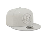 Men's Brooklyn Nets New Era Silver Color Pack 9FIFTY Snapback Hat - Pro Jersey Sports