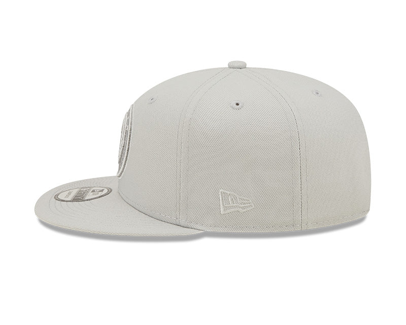 Men's Brooklyn Nets New Era Silver Color Pack 9FIFTY Snapback Hat
