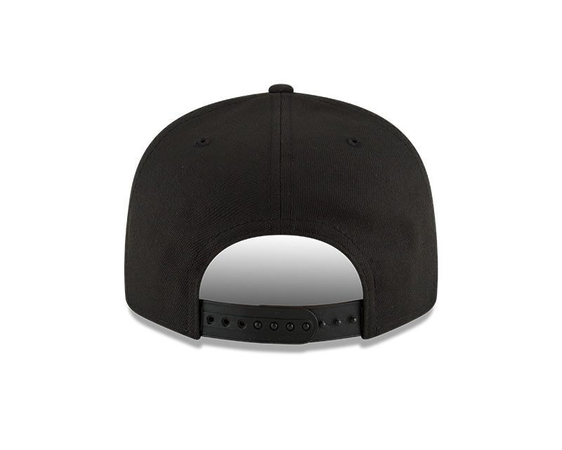 Mens Orlando Magic NBA 2022 Back Half Black New Era 9FIFTY Snapback Hat