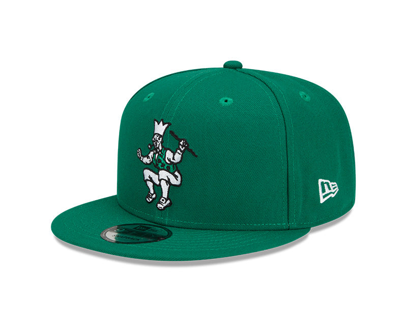 Boston Celtics New Era 2021/22 City Edition Alternate 9FIFTY Snapback Adjustable Hat - Kelly Green - Pro Jersey Sports