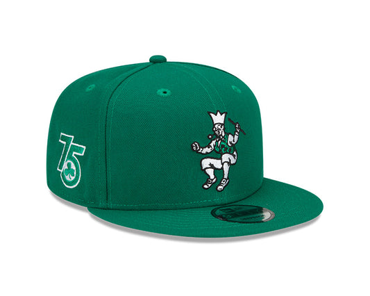 Boston Celtics New Era 2021/22 City Edition Alternate 9FIFTY Snapback Adjustable Hat - Kelly Green - Pro Jersey Sports