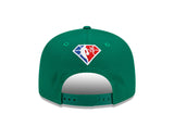 Boston Celtics New Era 2021/22 City Edition Alternate 9FIFTY Snapback Adjustable Hat - Kelly Green - Pro Jersey Sports