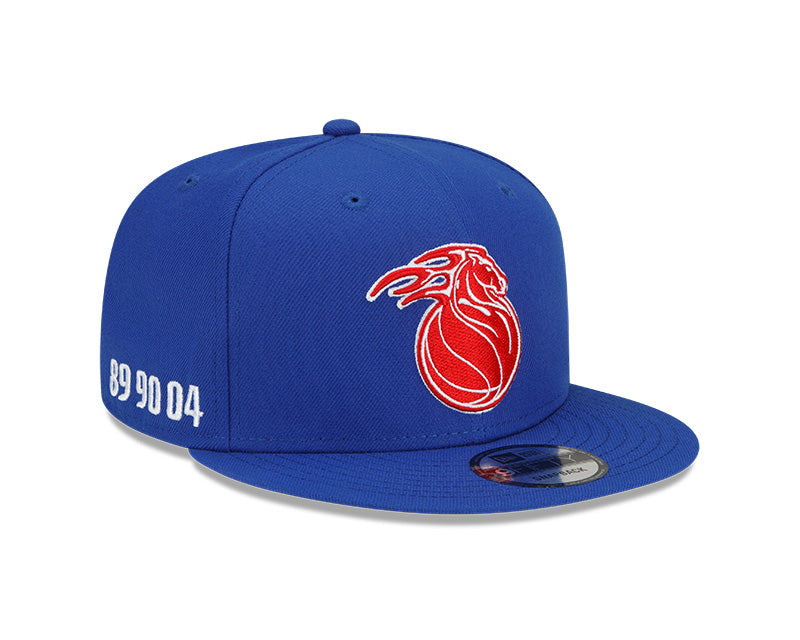 Detroit Pistons New Era 2021/22 City Edition Alternate 9FIFTY Snapback Adjustable Hat - Royal Blue