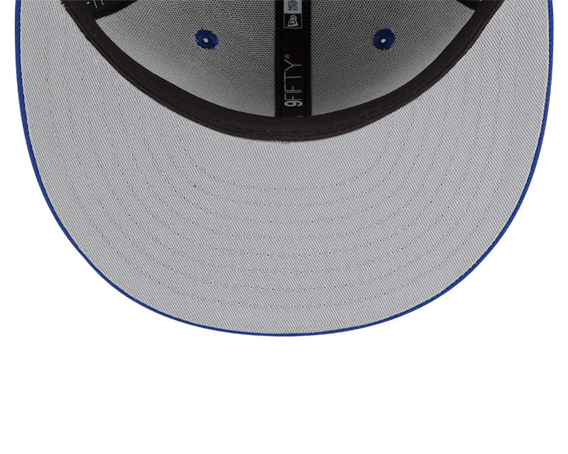 Detroit Pistons New Era 2021/22 City Edition Alternate 9FIFTY Snapback Adjustable Hat - Royal Blue