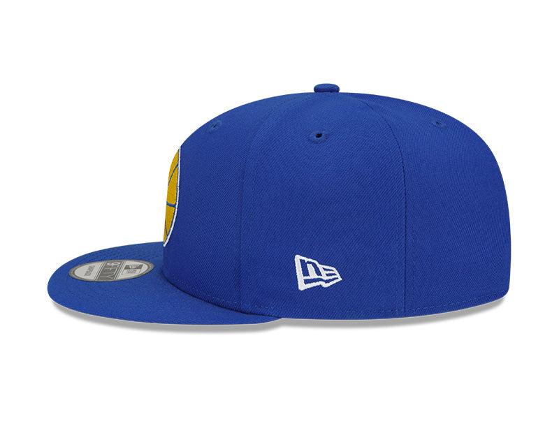 Golden State Warriors New Era 2021/22 City Edition Alternate 9FIFTY Snapback Adjustable Hat - Royal Blue
