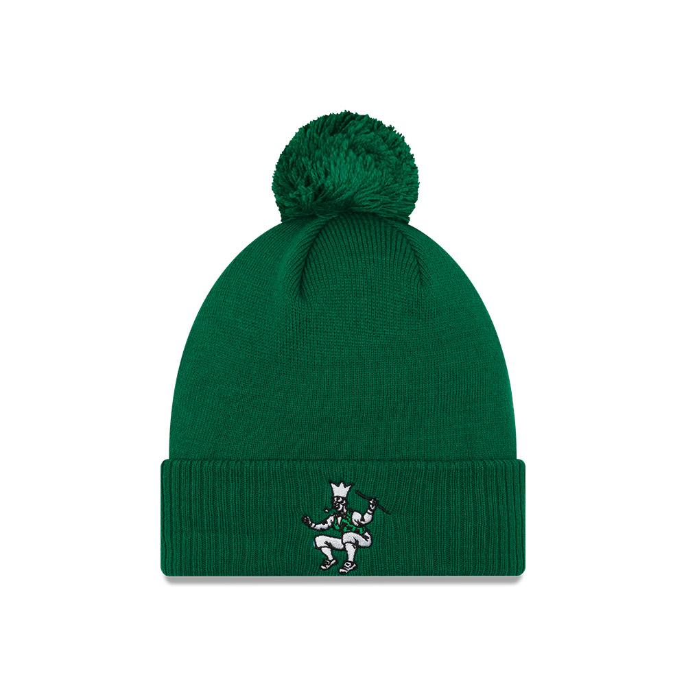 Boston Celtics '21 NBA City Edition New Era Kelly Green Alternate Cuffed Knit Hat